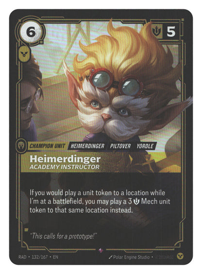 Heimerdinger, Academy Instructor