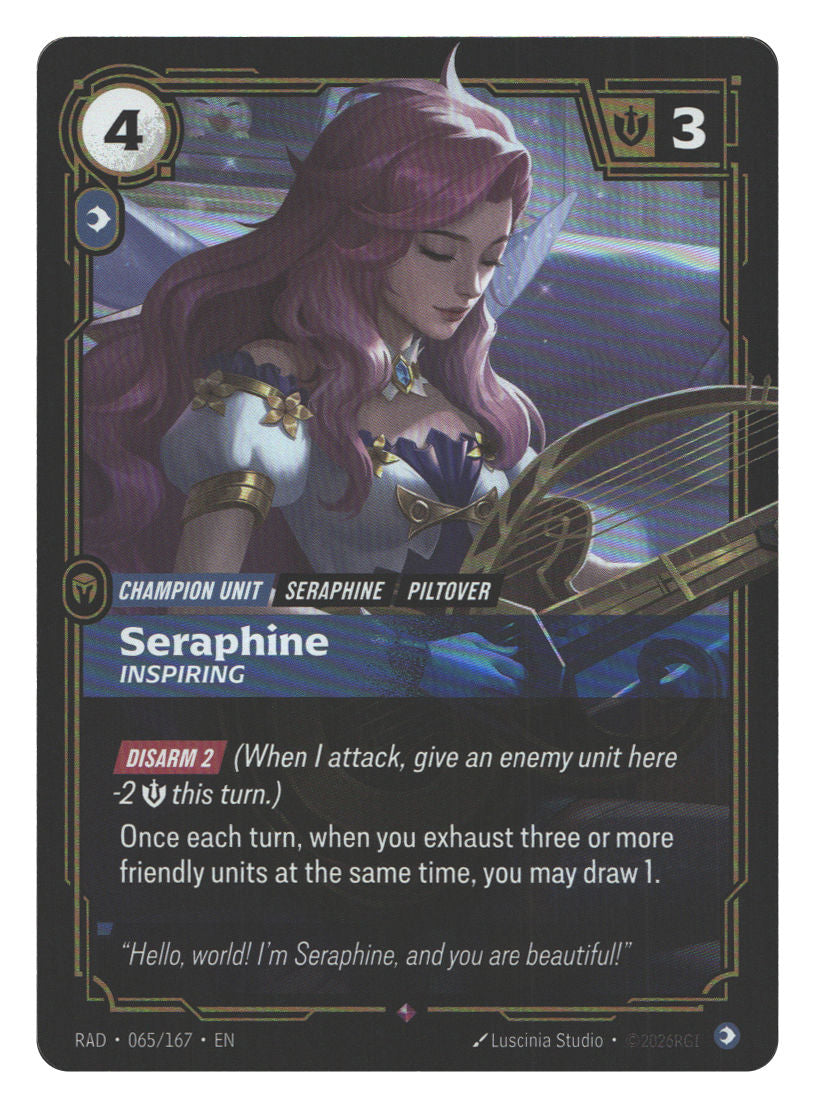 Seraphine, Inspiring