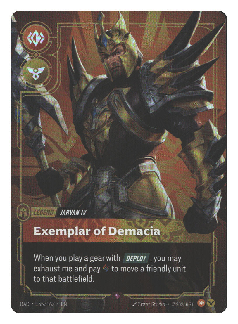 Jarvan IV, Exemplar of Demacia