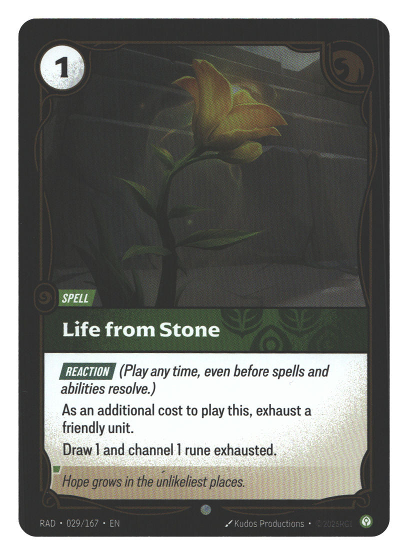 Life from Stone | Near Mint / English / Foil