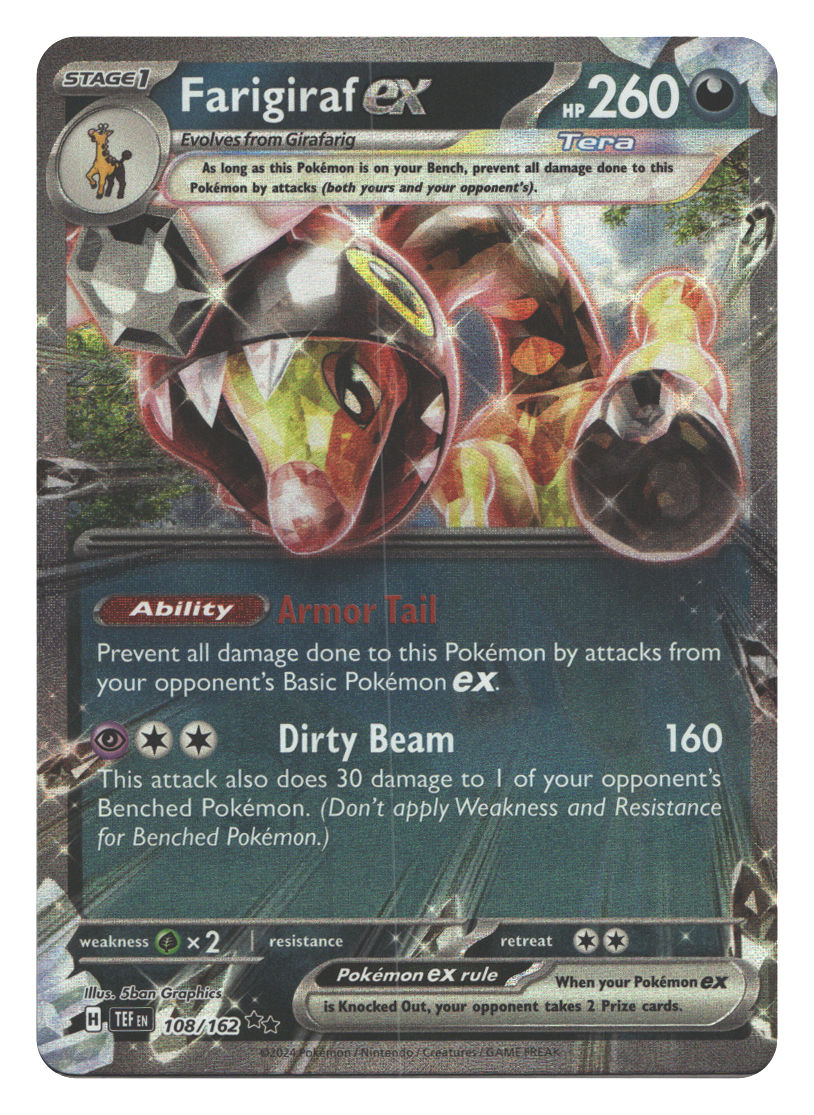 Farigiraf ex - 108/162 | Near Mint / English / Holofoil