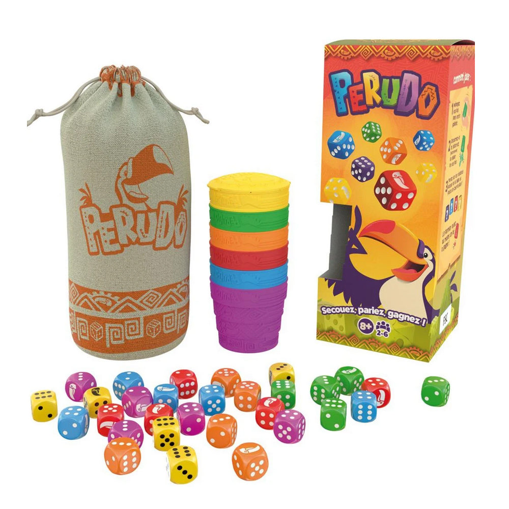 Perudo multilingual edition board game box