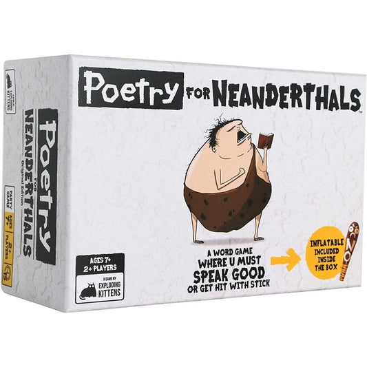 Poetry for Neanderthals game box