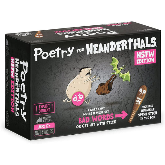 Poetry for Neanderthals NSFW game box