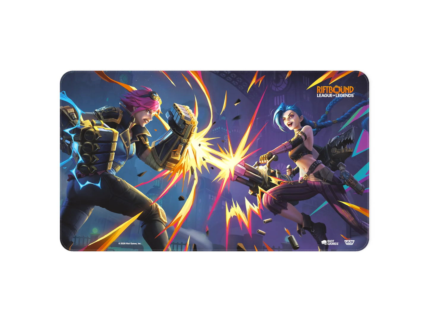 (Preorder) Riftbound: League of Legends TCG: Vendetta - Vi VS Jinx Playmat
