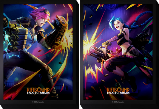 Riftbound: League of Legends TCG: Vendetta Art Sleeves - Vi VS Jinx