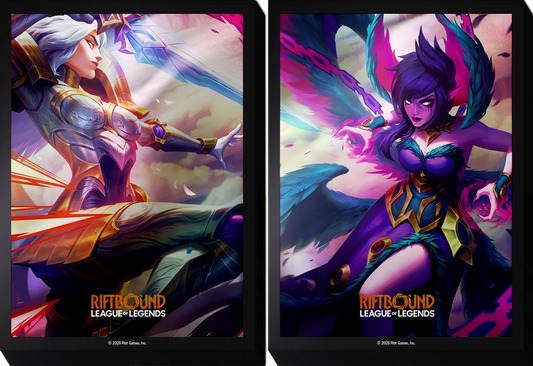 Riftbound: League of Legends TCG: Vendetta Art Sleeves - Kayle VS Morgana