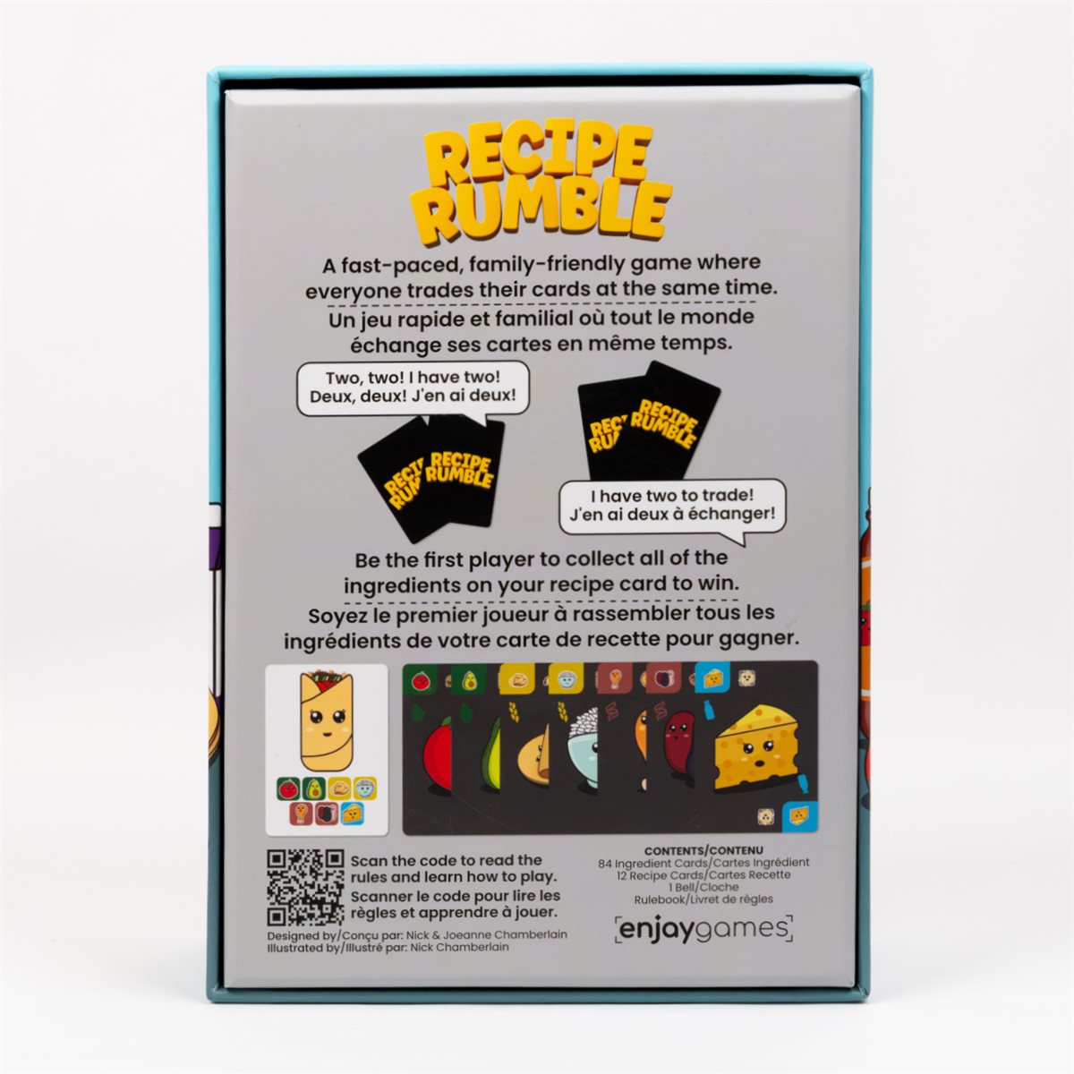 Recipe Rumble game components