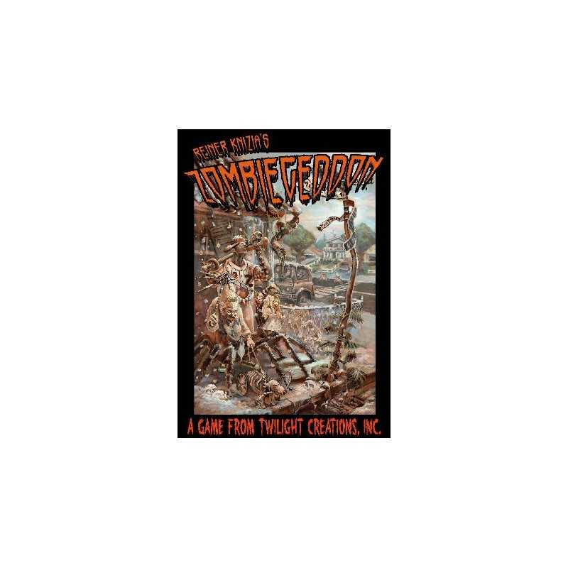 Reiner Knizia’s Zombiegeddon board game cover
