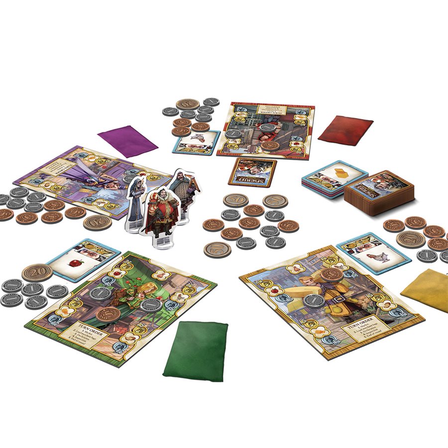 Sheriff of Nottingham 2nd Edition components