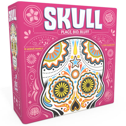 Skull multilingual board game box