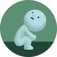 SMISKI Toilet Series Squatting figure