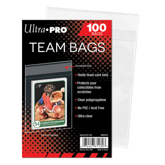 Ultra Pro - Resealable Bags - Team Bags - 100ct