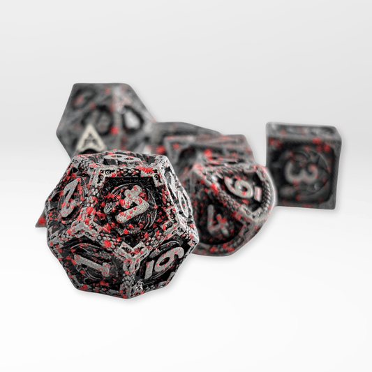 Nerd Gear The Blood-Cursed Totem - 7pc Solid Metal Dice Set